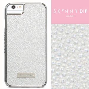 3/$20 🎁 FREE GIFT Skinnydip White Shimmer iPhone